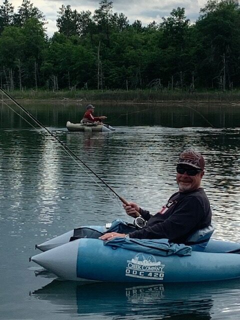 Mark & Ken in Float Tubes