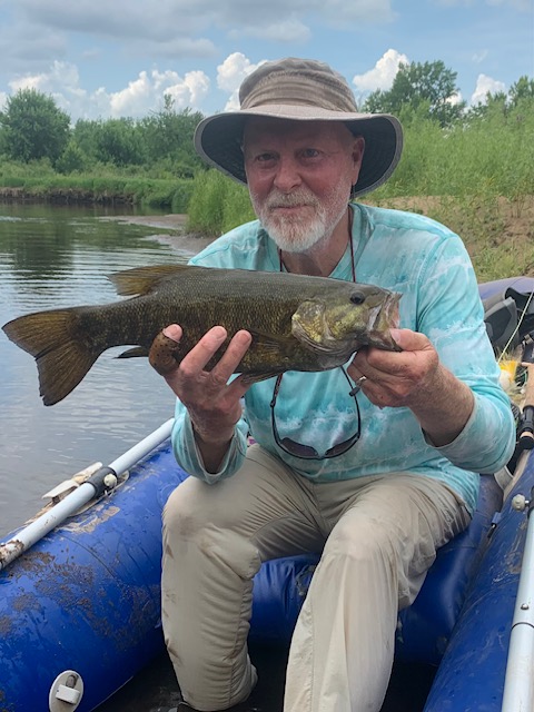 Jeff with big smallmouth bass